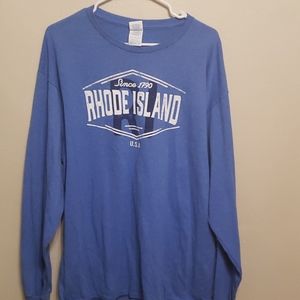 Rhode island long sleeved t-shirt